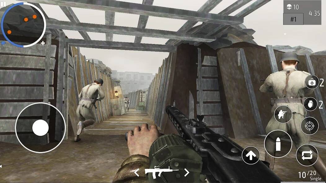 Скачать взломанную World War 2 Shooter оффлайн [МОД много монет] на Андроид - Версия 0.3.4 apk