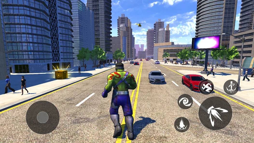 Скачать взломанную Super City Heroes:Super Battle [МОД безлимитные деньги] на Андроид - Версия 1.1.8 apk