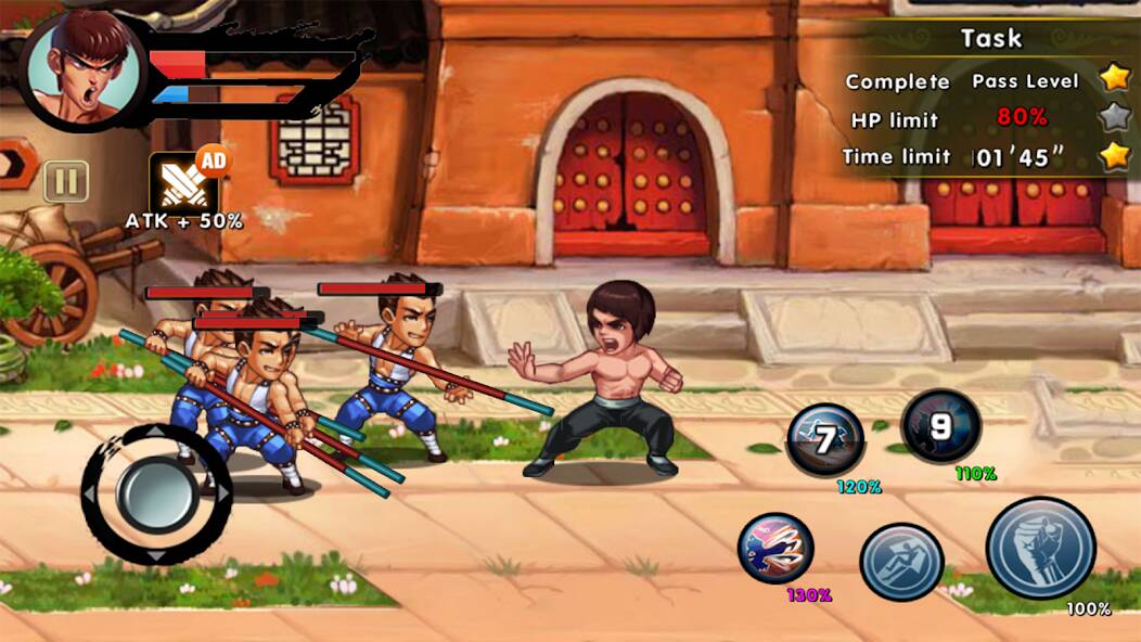 Скачать взломанную Kung Fu Attack: Final Fight [МОД открыто все] на Андроид - Версия 2.6.1 apk