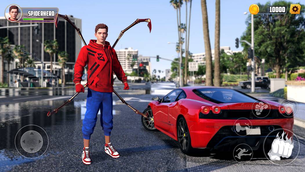 Скачать взломанную Spider Hero Man: Multiverse [МОД безлимитные деньги] на Андроид - Версия 1.1.7 apk