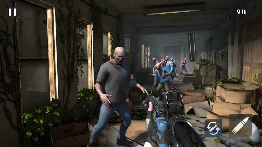 Скачать взломанную Zombie Apocalypse: Shootout [МОД много монет] на Андроид - Версия 2.5.7 apk