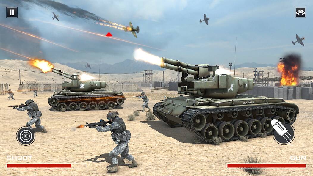 Скачать взломанную ПВО Игры стрелялки [МОД открыто все] на Андроид - Версия 2.3.6 apk