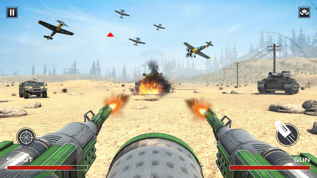 Скачать взломанную ПВО Игры стрелялки [МОД открыто все] на Андроид - Версия 2.3.6 apk