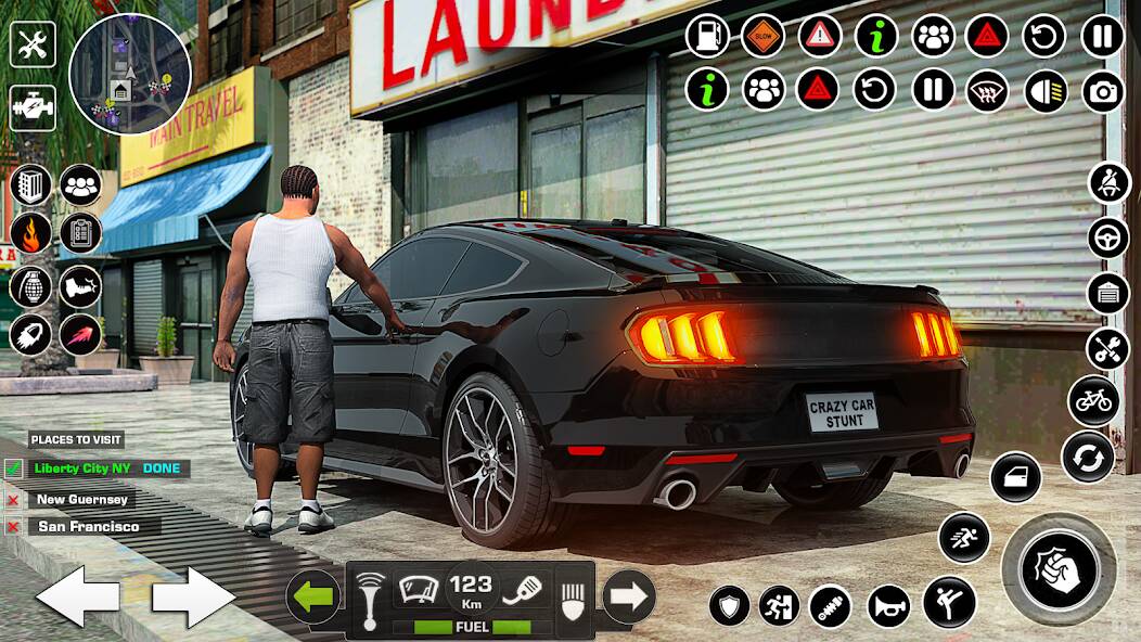 Скачать взломанную Crazy Car Driving School Games [МОД много монет] на Андроид - Версия 1.1.4 apk