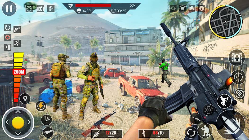 Скачать взломанную Elite Commando Shooting Games [МОД безлимитные деньги] на Андроид - Версия 2.9.7 apk