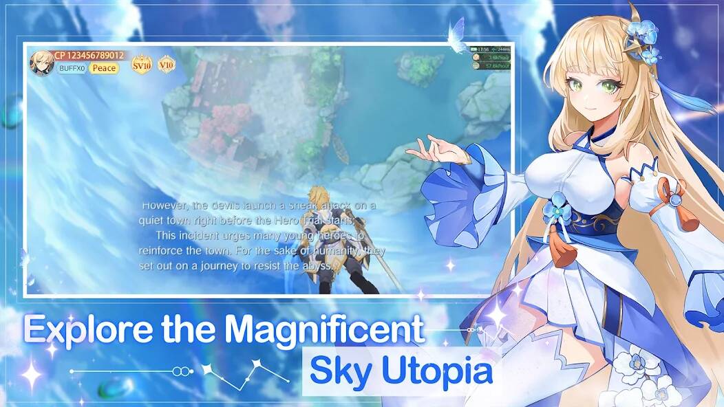 Скачать взломанную Sky Utopia [МОД много монет] на Андроид - Версия 1.1.8 apk