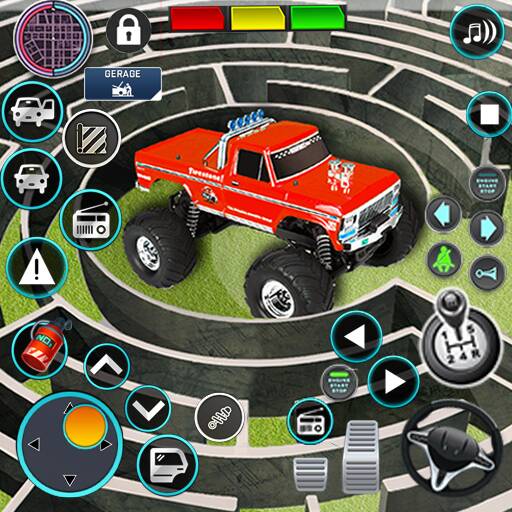 Скачать взломанную игры лабиринт монстр грузовик [МОД безлимитные деньги] на Андроид - Версия 1.5.7 apk