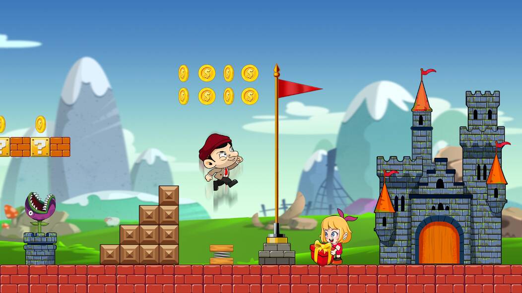 Скачать взломанную Super Bean Adventure: Run Game [МОД много монет] на Андроид - Версия 0.6.1 apk