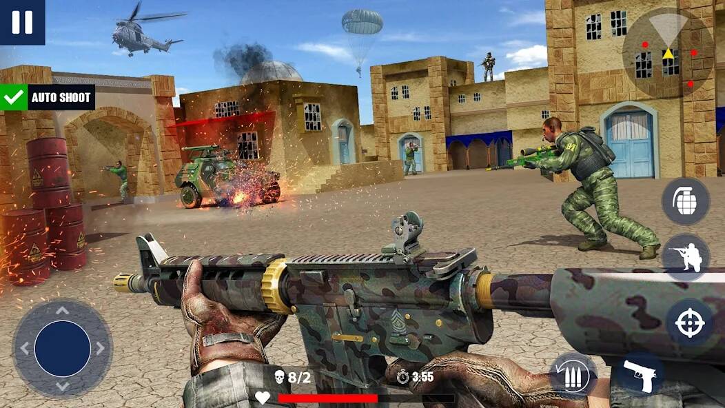 Скачать взломанную War Zone: Gun Shooting Games [МОД открыто все] на Андроид - Версия 0.2.8 apk
