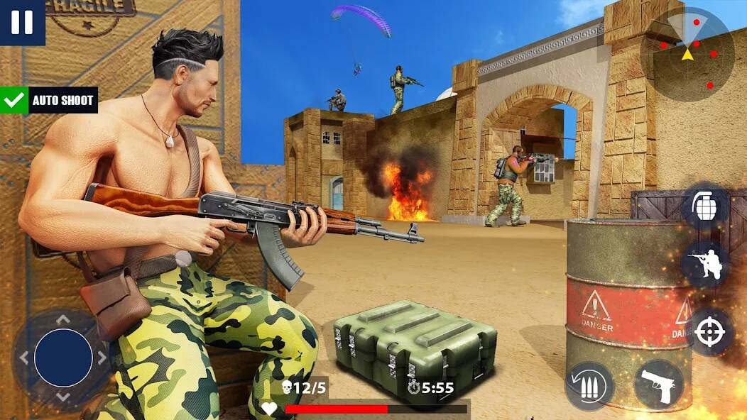 Скачать взломанную War Zone: Gun Shooting Games [МОД открыто все] на Андроид - Версия 0.2.8 apk