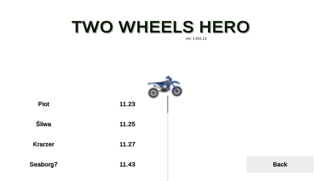 Скачать взломанную Two Wheels Hero [МОД безлимитные деньги] на Андроид - Версия 1.1.2 apk