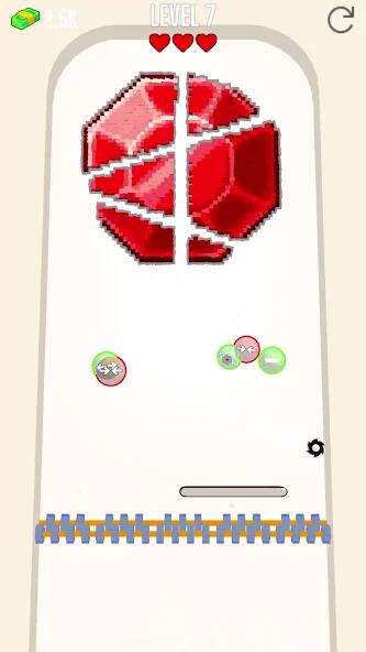Скачать взломанную Saw Brick Crusher  [МОД безлимитные деньги] на Андроид - Версия 2.3.1 apk