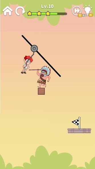 Скачать взломанную Zipline Rescue:физическая игра [МОД безлимитные деньги] на Андроид - Версия 1.9.6 apk