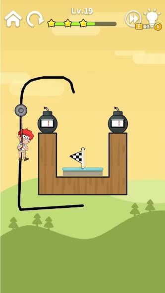 Скачать взломанную Zipline Rescue:физическая игра [МОД безлимитные деньги] на Андроид - Версия 1.9.6 apk