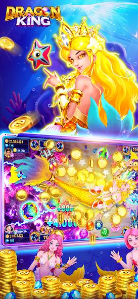 Скачать взломанную Dragon King:fish table games [МОД открыто все] на Андроид - Версия 2.8.5 apk