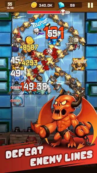 Скачать взломанную Monster Breaker Hero [МОД много монет] на Андроид - Версия 2.2.5 apk