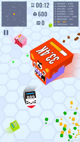 Скачать взломанную Cube Zone io [МОД безлимитные деньги] на Андроид - Версия 2.9.3 apk