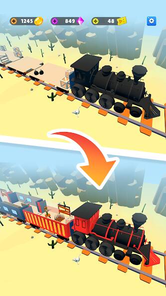 Скачать взломанную Train Defense: Зомби Игра [МОД много монет] на Андроид - Версия 1.4.4 apk