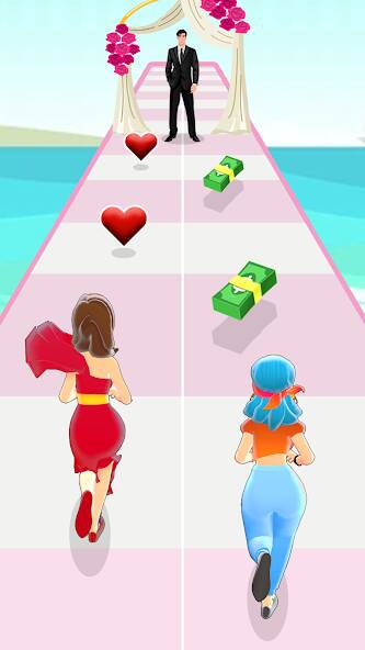 Скачать взломанную girl run веселая беговая игра [МОД много монет] на Андроид - Версия 0.8.6 apk