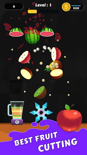 Скачать взломанную Fruit Cut Master - Crazy Slash [МОД безлимитные деньги] на Андроид - Версия 0.4.2 apk