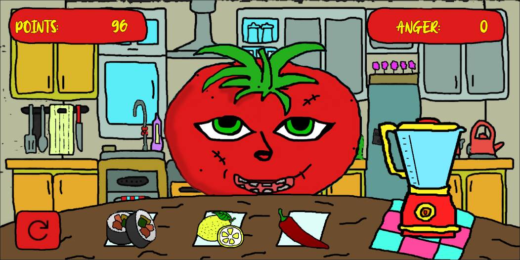 Скачать взломанную Mr Hungry Tomato [МОД безлимитные деньги] на Андроид - Версия 0.9.8 apk