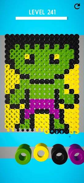 Скачать взломанную Hama Beads: Colorful Puzzles [МОД много монет] на Андроид - Версия 0.4.9 apk