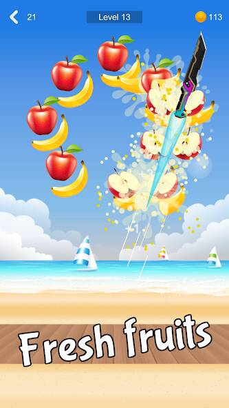 Скачать взломанную Fruit Sniper [МОД много монет] на Андроид - Версия 1.1.1 apk
