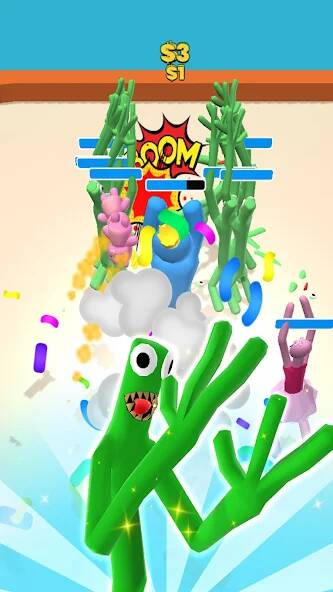 Скачать взломанную Super Monster: Rainbow Friends [МОД открыто все] на Андроид - Версия 0.6.1 apk