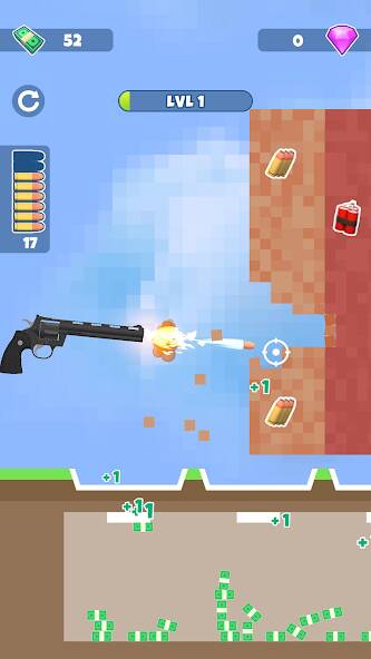 Скачать взломанную Gun Crusher: Aнти стресс игра [МОД много монет] на Андроид - Версия 1.7.3 apk