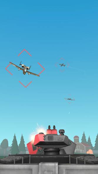 Скачать взломанную Air Defense: Военные самолеты [МОД много монет] на Андроид - Версия 2.4.5 apk