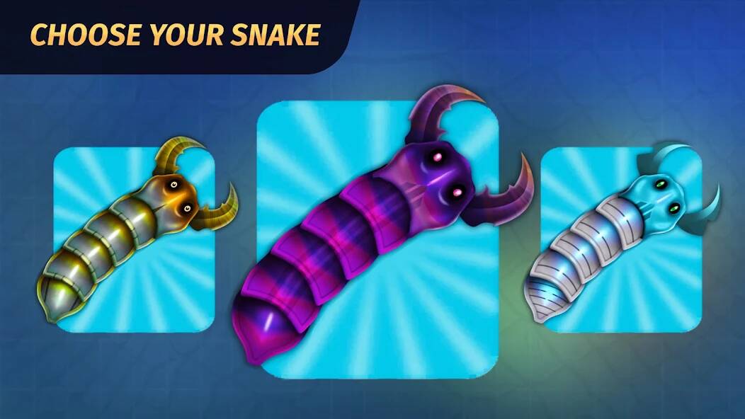 Скачать взломанную Змейка и Черви: Игра червячки [МОД открыто все] на Андроид - Версия 1.5.4 apk