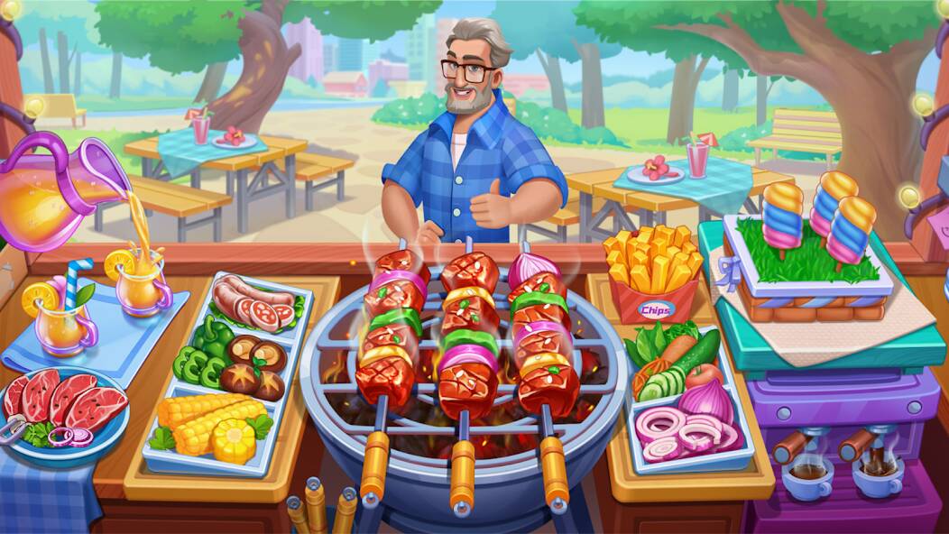 Скачать взломанную Cooking Town - Restaurant Game [МОД открыто все] на Андроид - Версия 2.8.5 apk