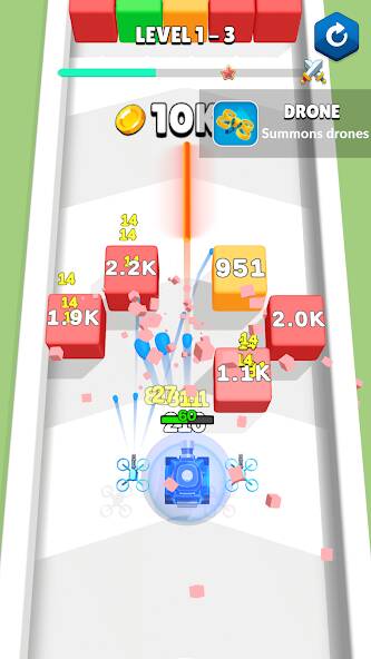 Скачать взломанную Tank Hero [МОД много монет] на Андроид - Версия 2.4.7 apk