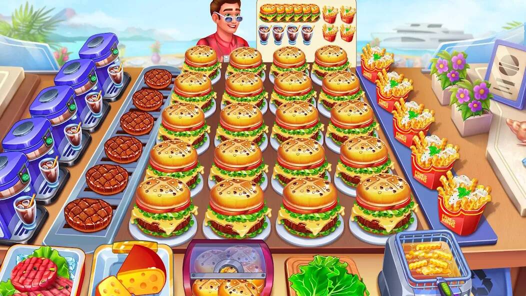 Скачать взломанную Готовка Ресторан Еда игры [МОД безлимитные деньги] на Андроид - Версия 2.4.5 apk