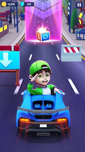 Скачать взломанную Mini Car Runner - Racing Games [МОД открыто все] на Андроид - Версия 0.2.3 apk