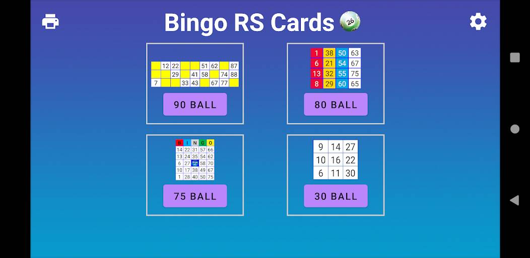 Скачать взломанную Bingo RS Cards [МОД безлимитные деньги] на Андроид - Версия 2.4.7 apk