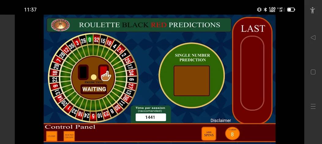 Скачать взломанную Roulette Black Red Calculator [МОД много монет] на Андроид - Версия 2.7.2 apk
