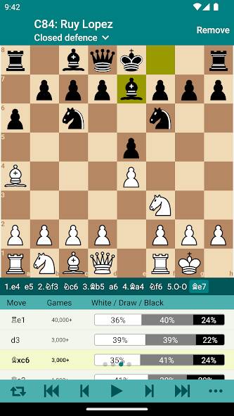 Скачать взломанную Chess Opener Lite [МОД открыто все] на Андроид - Версия 1.7.3 apk