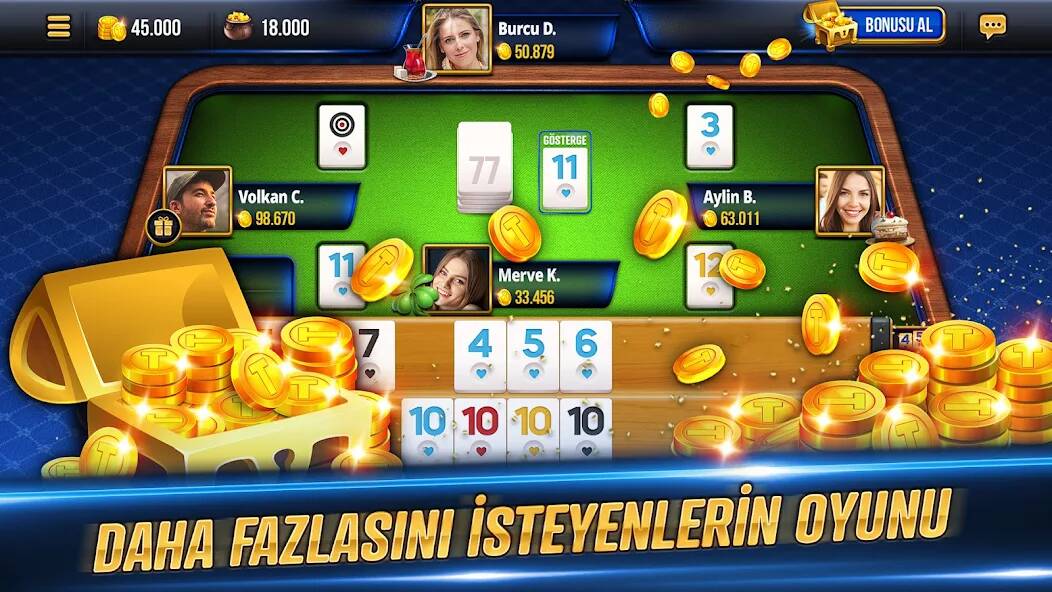 Скачать взломанную Tekel Okey - Online Çanak Okey [МОД много монет] на Андроид - Версия 1.8.7 apk
