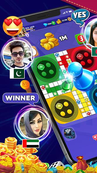 Скачать взломанную India vs Pakistan Ludo Online [МОД безлимитные деньги] на Андроид - Версия 1.8.6 apk