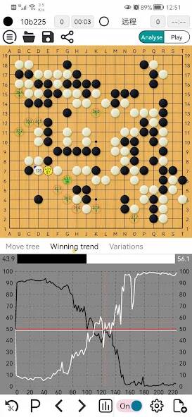 Скачать взломанную AhQ Go - Strongest Go Game AI [МОД много монет] на Андроид - Версия 1.5.7 apk