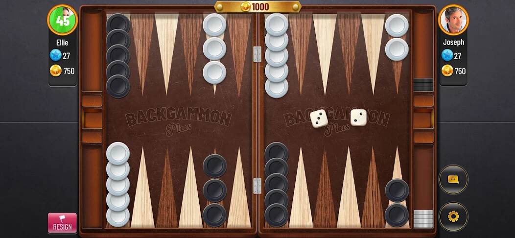 Скачать взломанную Backgammon Plus - Board Game [МОД много монет] на Андроид - Версия 1.6.3 apk