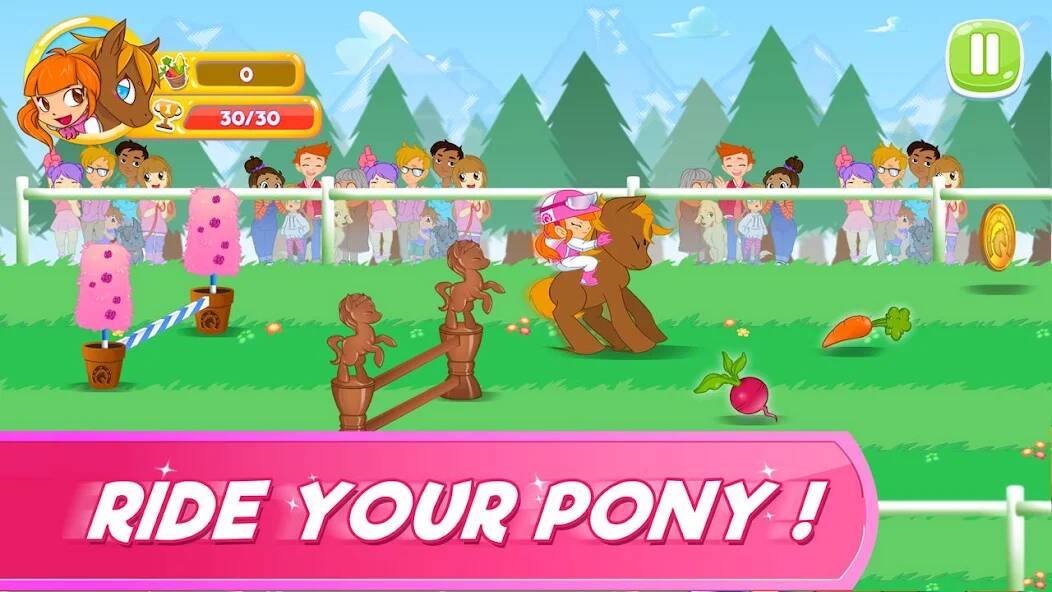 Скачать взломанную Pony Run : Magic Trails [МОД безлимитные деньги] на Андроид - Версия 2.9.8 apk