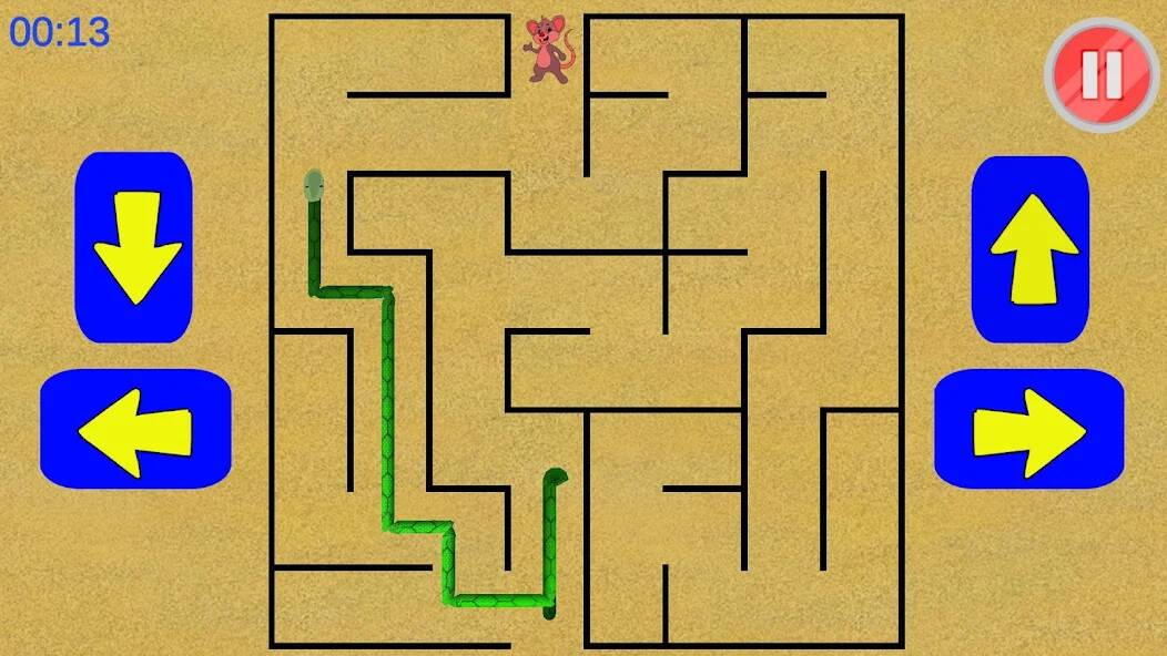 Скачать взломанную Snake Maze game [МОД много монет] на Андроид - Версия 2.7.3 apk