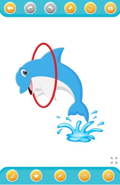 Скачать взломанную dolphin coloring game [МОД безлимитные деньги] на Андроид - Версия 2.7.8 apk
