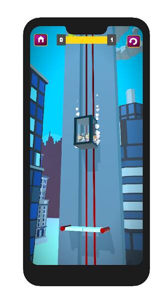 Скачать взломанную Elevator Escape:Fall Adventure [МОД много монет] на Андроид - Версия 2.1.7 apk