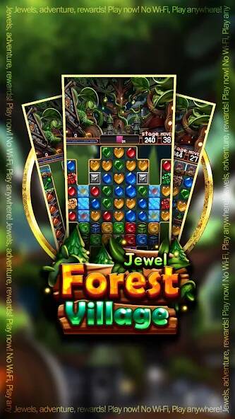 Скачать взломанную Jewel Forest Village [МОД много монет] на Андроид - Версия 2.5.1 apk