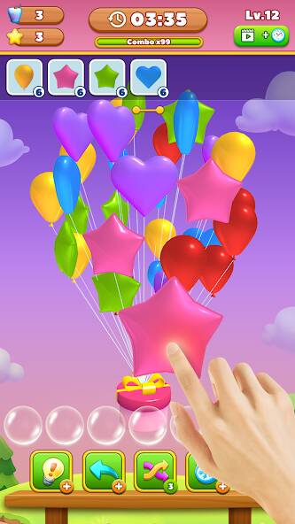 Скачать взломанную Match Triple Balloon [МОД безлимитные деньги] на Андроид - Версия 1.7.1 apk