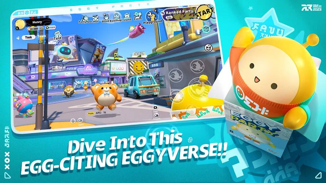 Скачать взломанную Eggy Party [МОД открыто все] на Андроид - Версия 2.6.6 apk