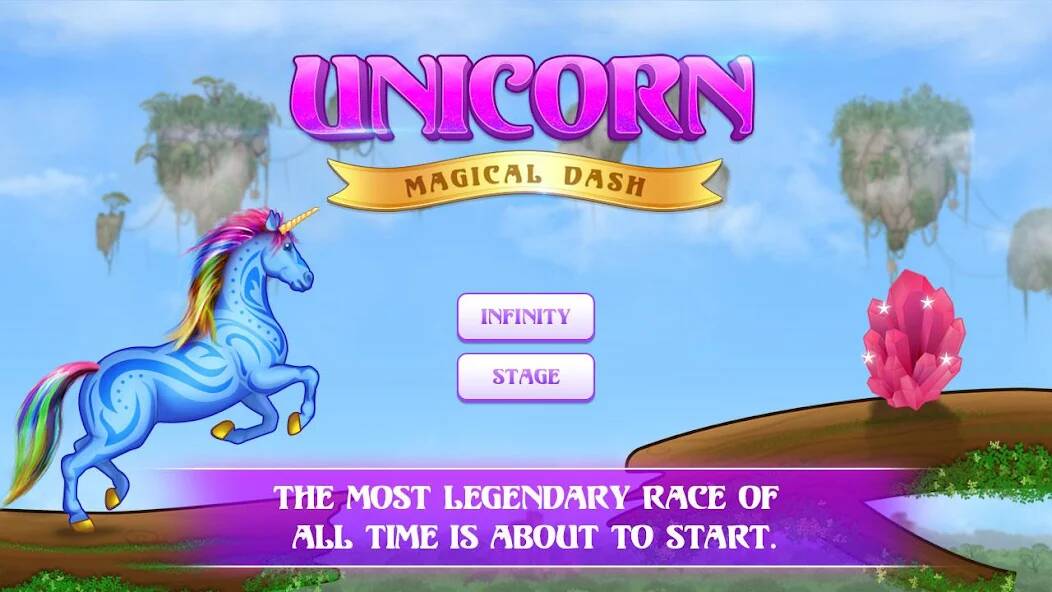 Скачать взломанную Unicorn Dash: Magical Run [МОД открыто все] на Андроид - Версия 2.8.8 apk